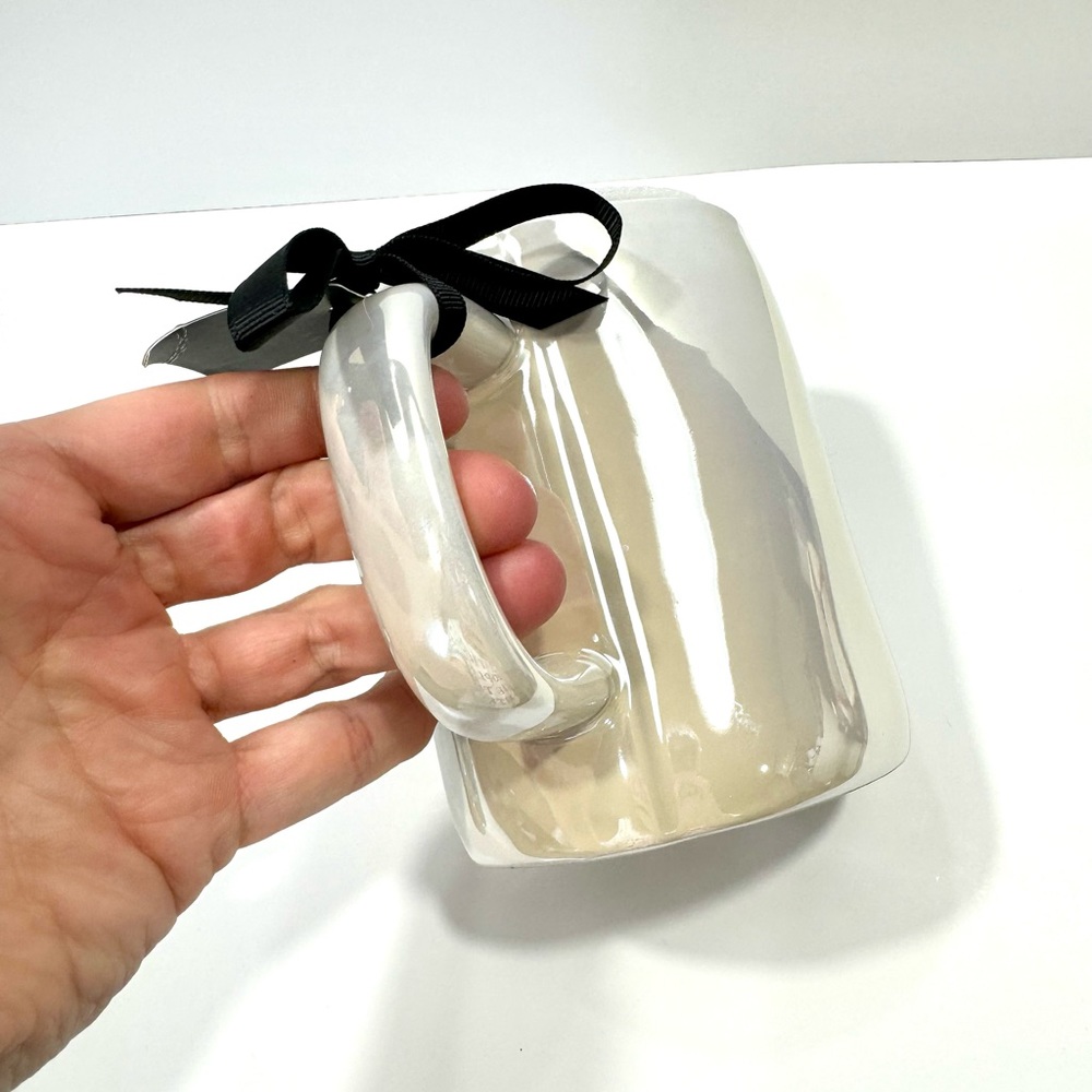 *NEW* RAE DUNN CINDERELLA IRIDESCENT GLASS SLIPPER MUG - Picture 12 of 12